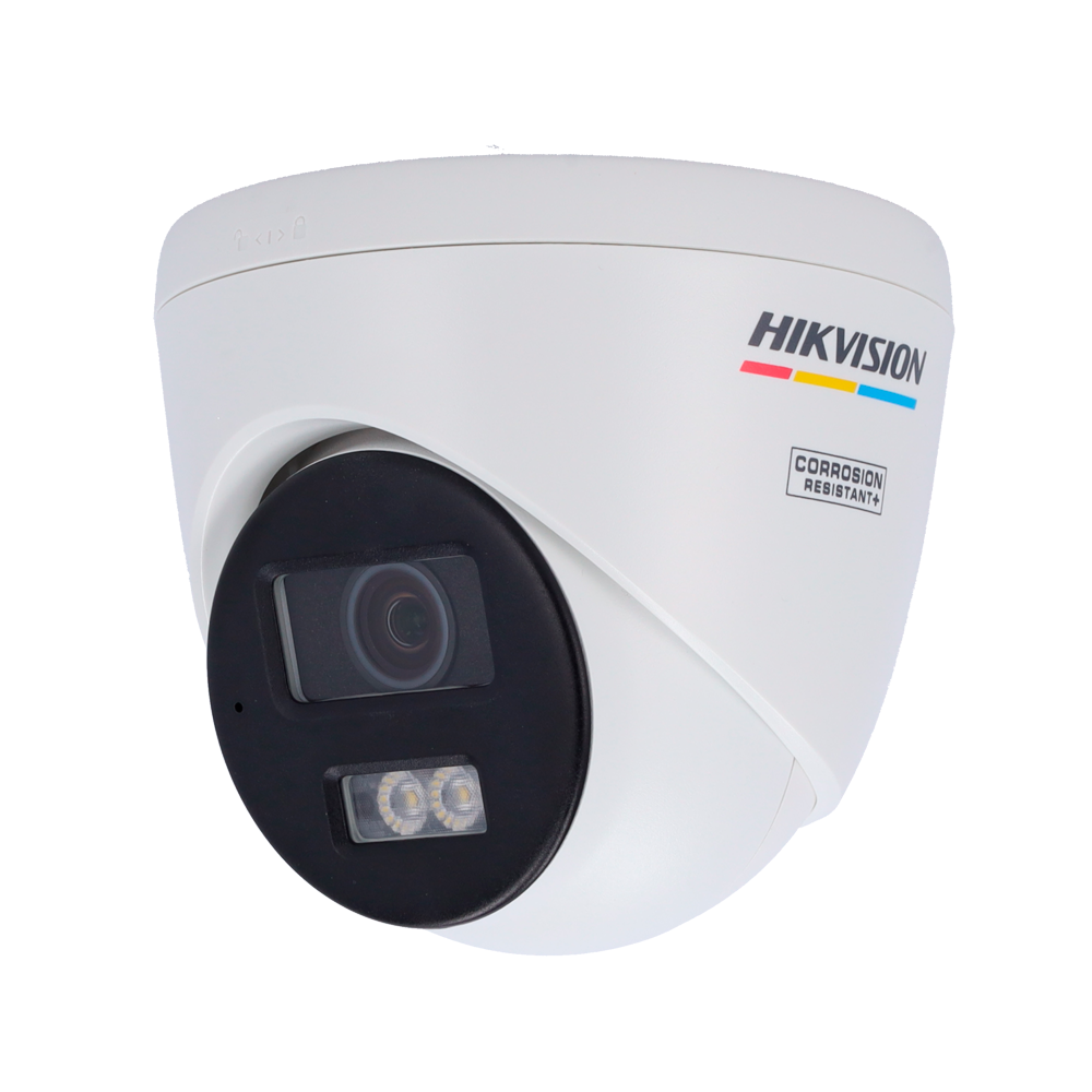 Hikvision cámara Domo HDTVI Gama PRO color blanco 8 MP, 2.8 mm DS-2CE72UF3T-LSYE(2.8mm)
