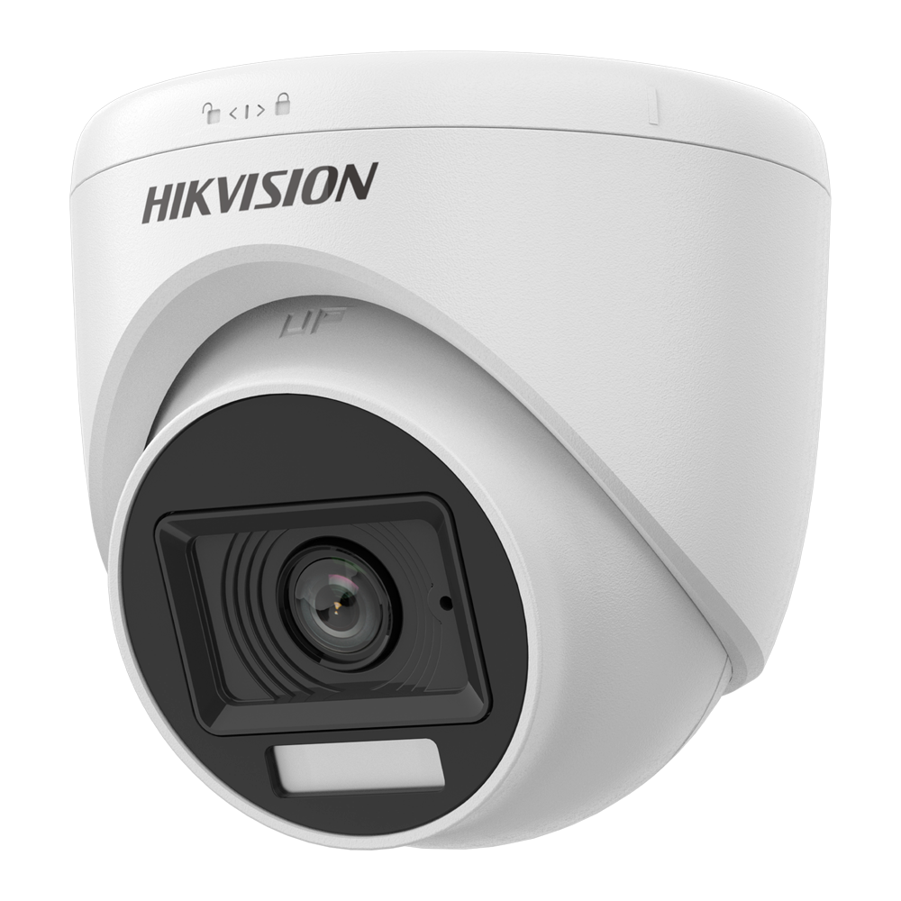 Hikvision cámara Turret 4en1 Gama Value color blanco 3 MP, 2.8 mm DS-2CE76G0T-LPFS(2.8mm)