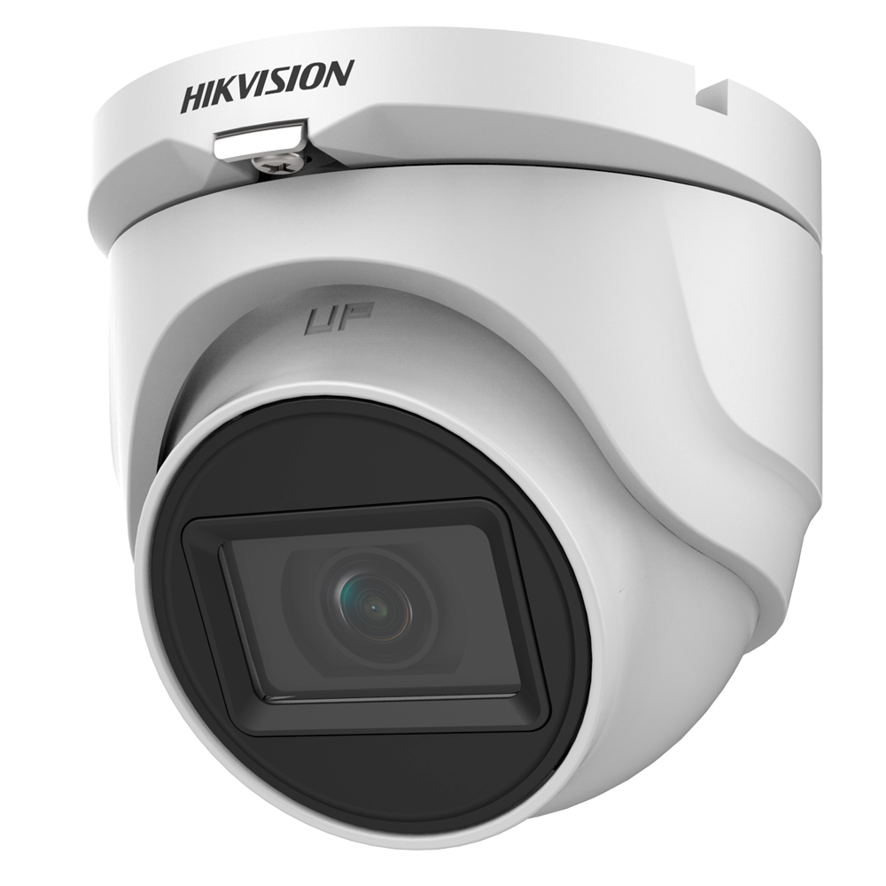Hikvision Cámara Turret 4en1 Gama VALUE color blanco 5 MP, 2.4 mm DS-2CE76H0T-ITMF(2.4mm)(C)