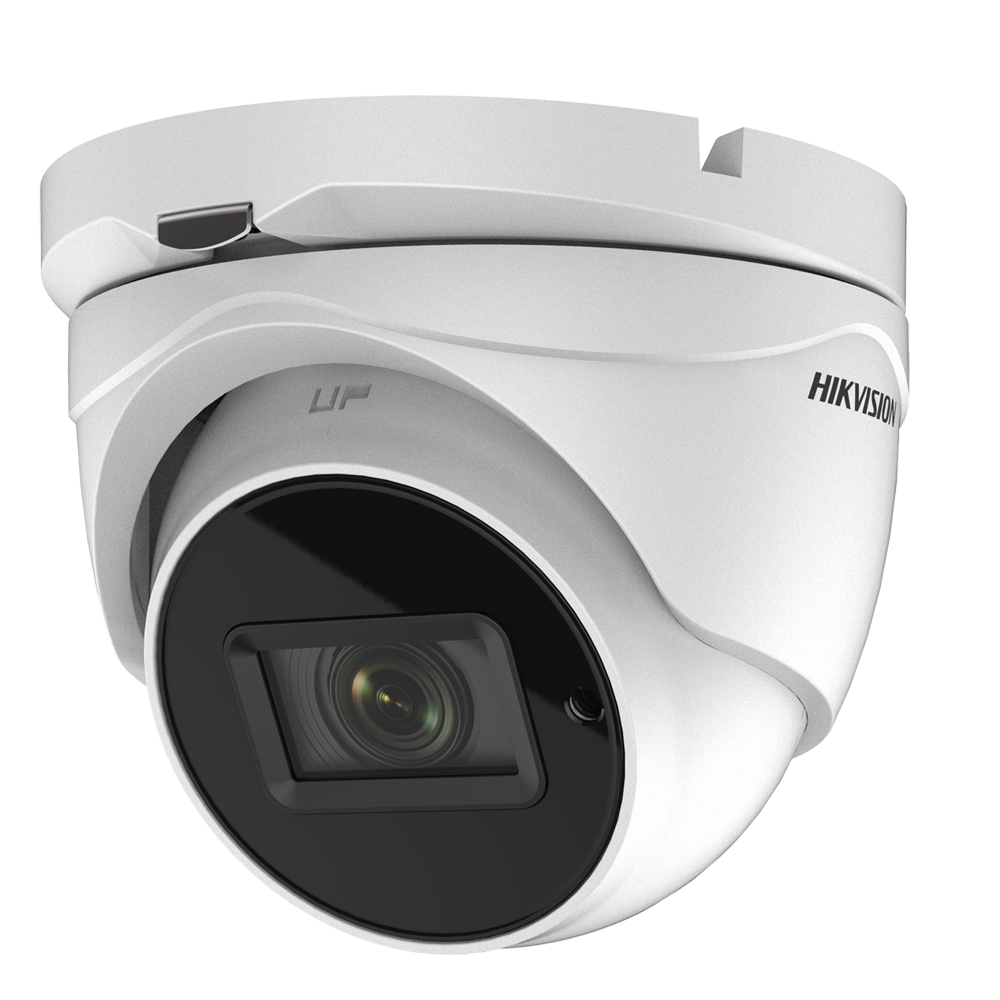Hikvision Cámara Domo 4en1 Gama PRO color blanco 5 MP, 2.7 ~ 13.5 mm Motorizada DS-2CE79H8T-AIT3ZF(2.7-13.5mm)