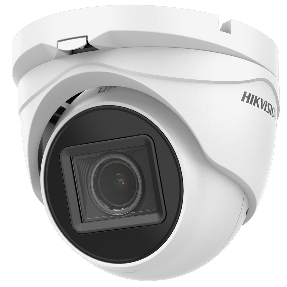 Hikvision Cámara Domo 4en1 Gama Value color blanco 8 MP, 2.7 ~ 13.5 mm Motorizada DS-2CE79U1T-IT3ZF(2.7-13.5mm)