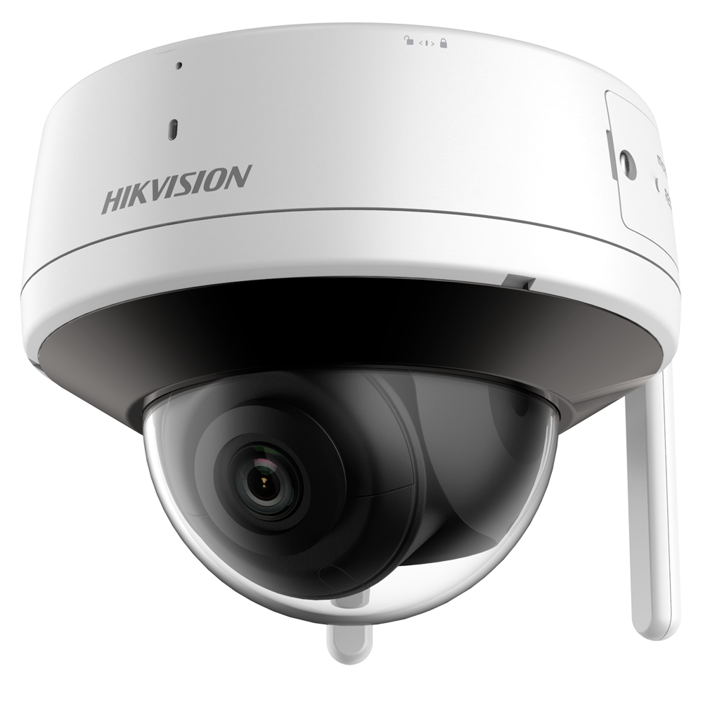 Hikvision Cámara Domo IP WiFi Hikvision gama Value color blanco 2 MP, 2.8 mm, PoE DS-2CV2121G2-IDW(2.8mm)(W)
