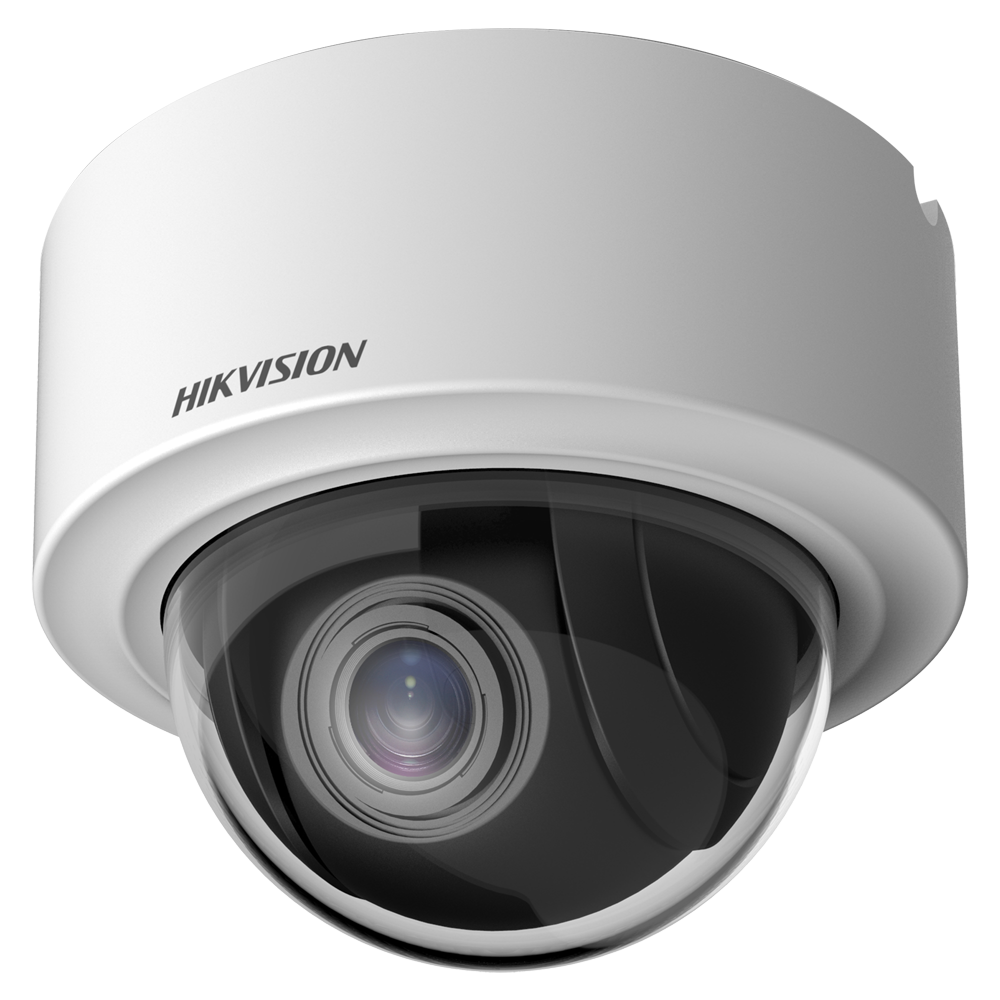 Hikvision Domo Motorizado IP Hikvision color blanco 4 MP, 2.8 ~ 12 mm, PoE DS-2DE3404W-DE(T5)