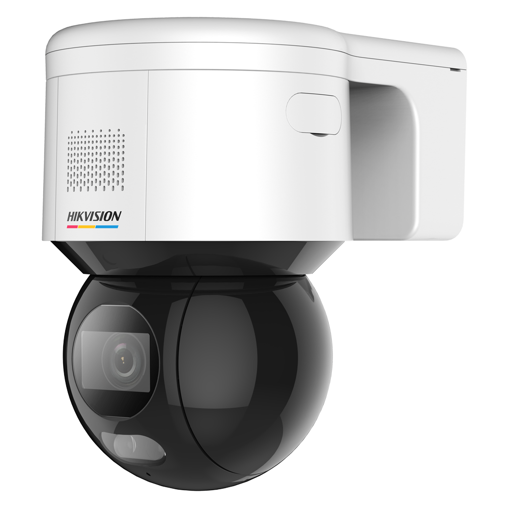 Hikvision Domo Motorizado IP Hikvision color blanco 4 MP, 4 mm, PoE DS-2DE3A400BW-DE/W(F1)(T5)