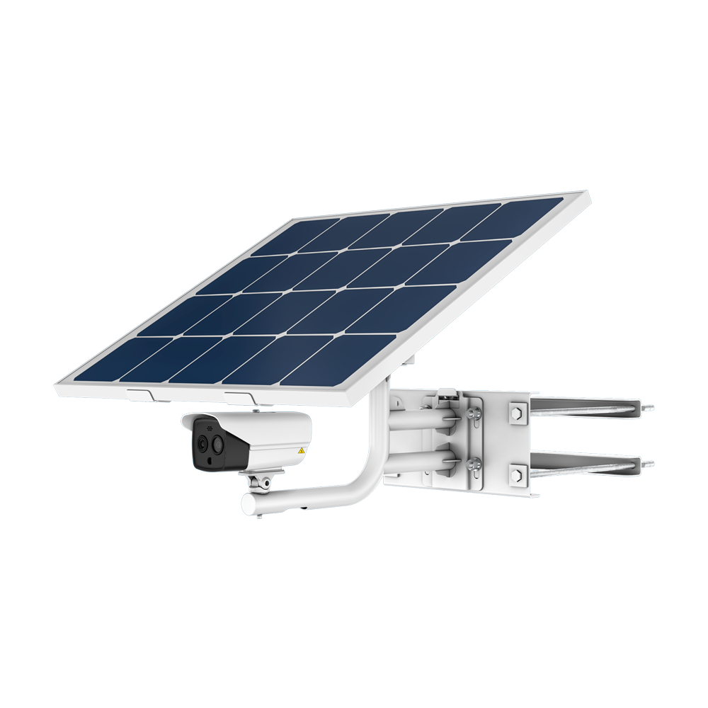 Hikvision Cámara IP Térmica Dual Solar Bullet 4G DS-2TXS2628-3P/QA/GLT/CH36S80