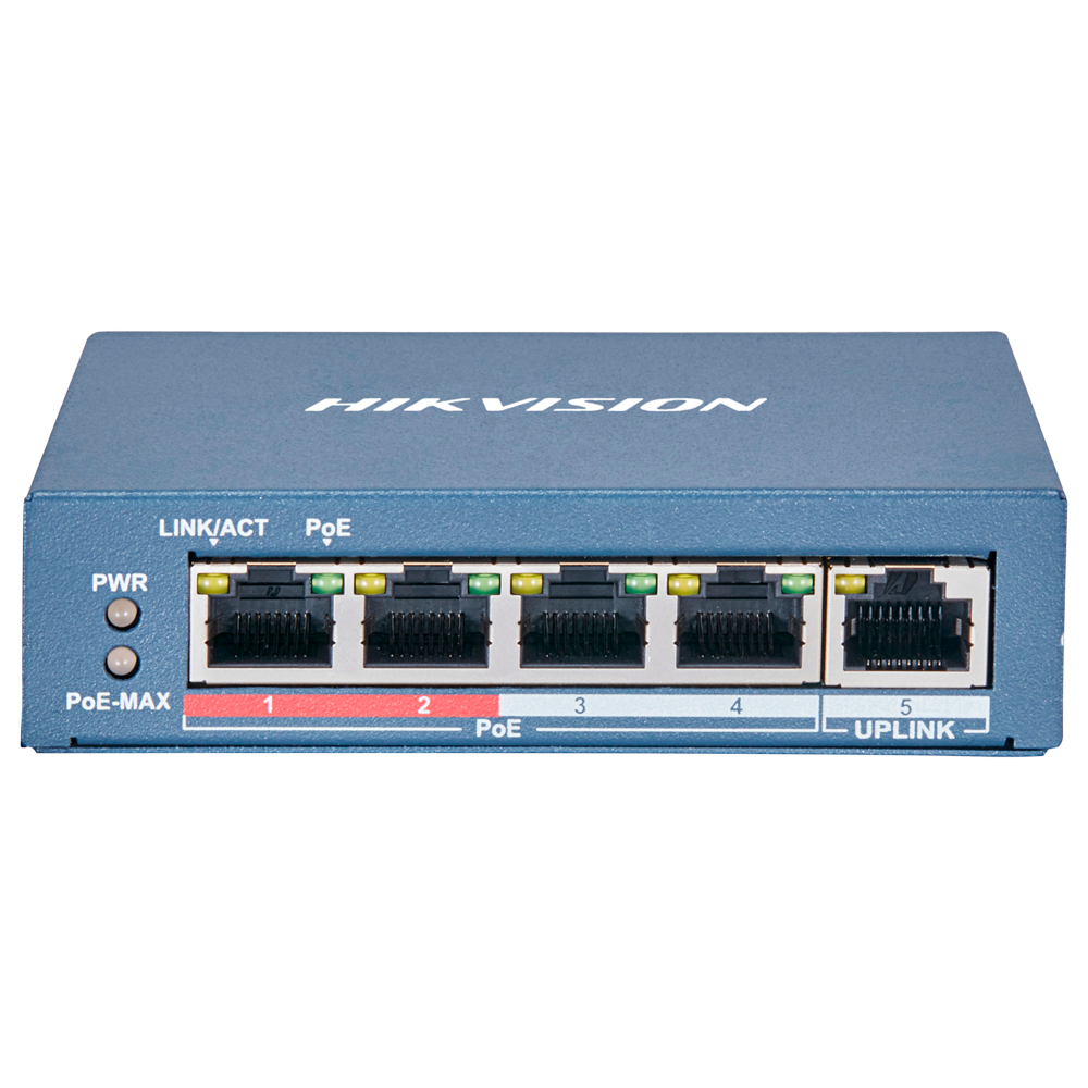 Hikvision Switch de sobremesa Hikvision DS-3E0105P-E(B)