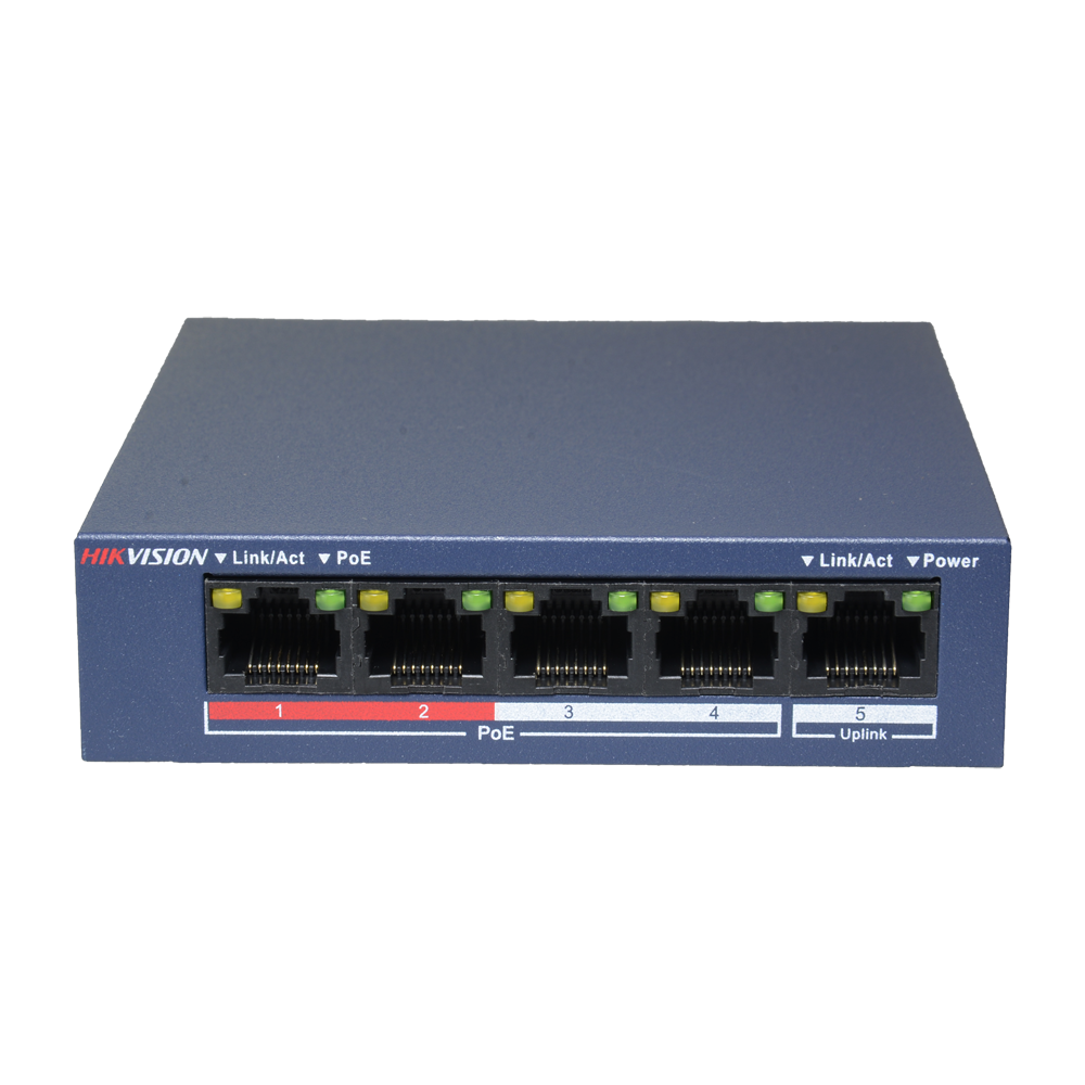 Hikvision Switch de sobremesa Hikvision DS-3E0105P-E/M(B)