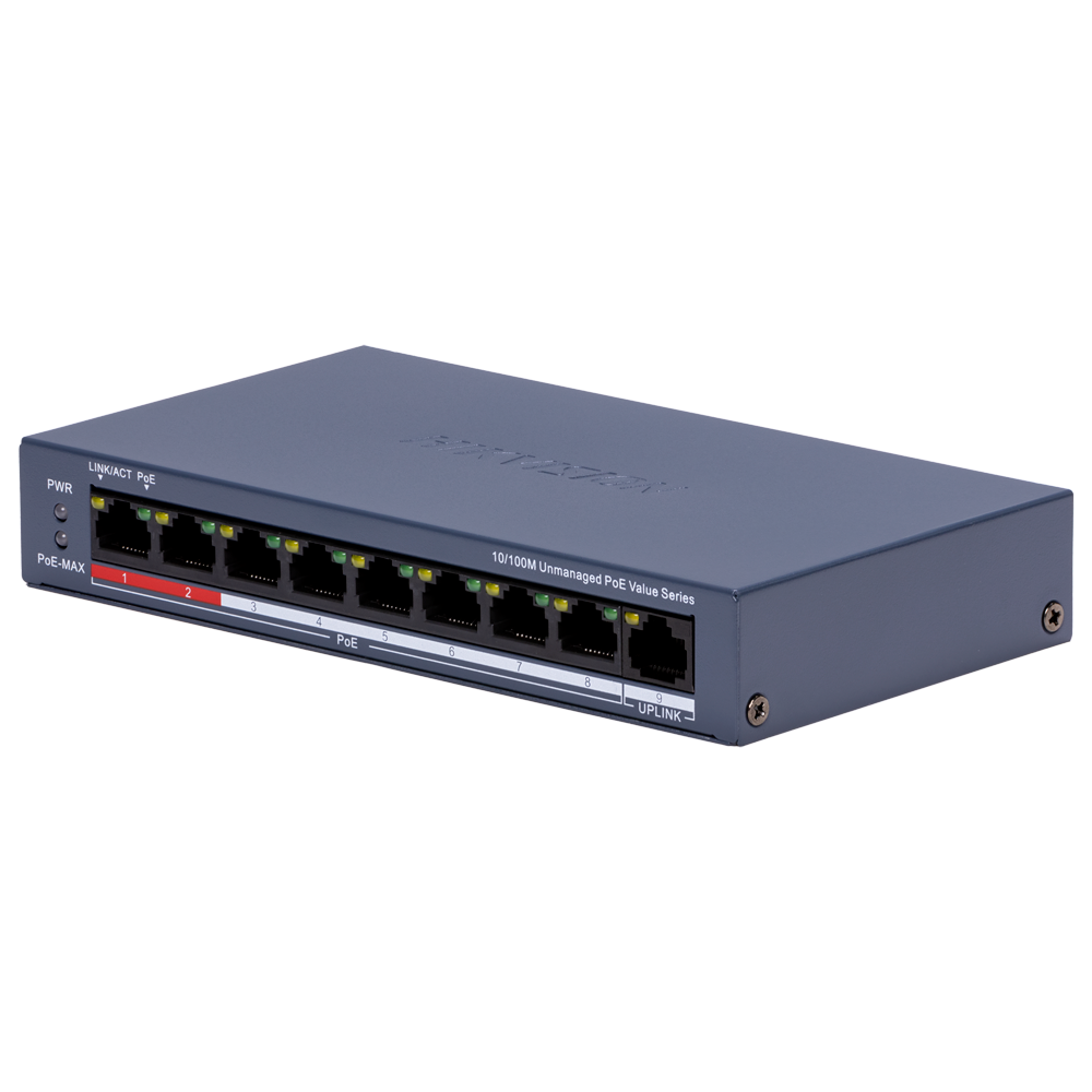 Hikvision Switch de sobremesa Hikvision DS-3E0109P-E/M(C)