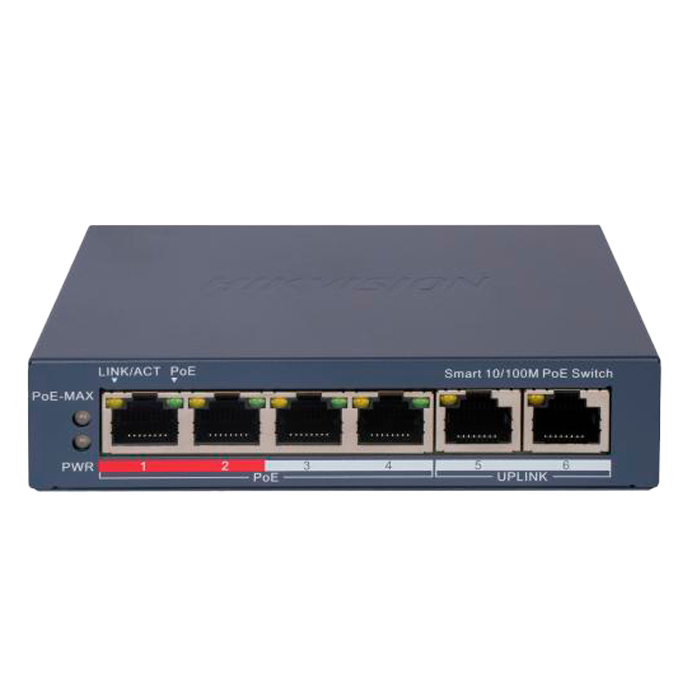Hikvision PoE Switch Gestionable DS-3E1106P-EI