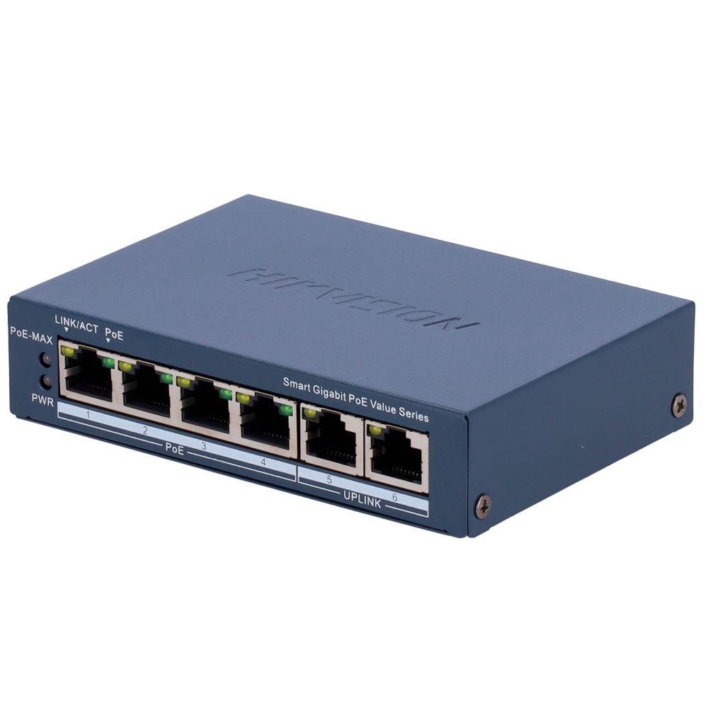 Hikvision Gigabit PoE Switch Gestionable DS-3E1506P-EI/M