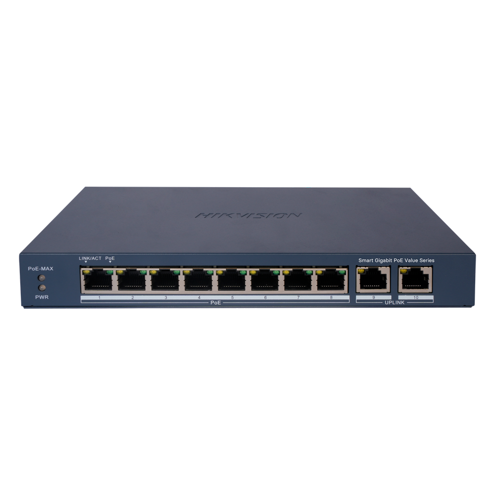Hikvision PoE Switch Gestionable DS-3E1510P-EI/M