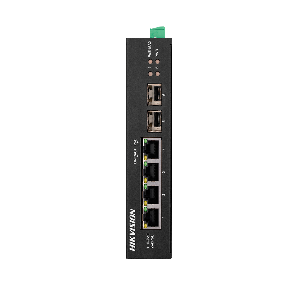 Hikvision Switch Industrial PoE Hikvision DS-3T0506HP-E/HS