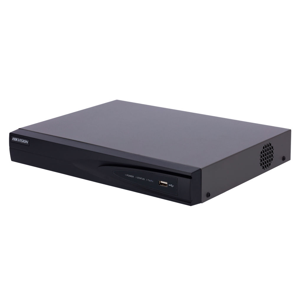 Hikvision HikvisionGama PROGrabador NVR 4 CH IP PoE 50 W Resolución máxima 8Mpx@1chAncho de banda 40 Mbps/80 MbpsAdmite 1 disco duro WiFi DS-7604NI-Q1/4P(D)