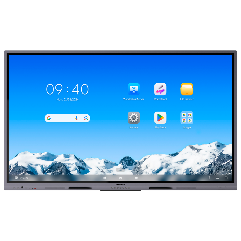 Hikvision Monitor interactivo 86" Resolución 4K DS-D5C86RB/A2L