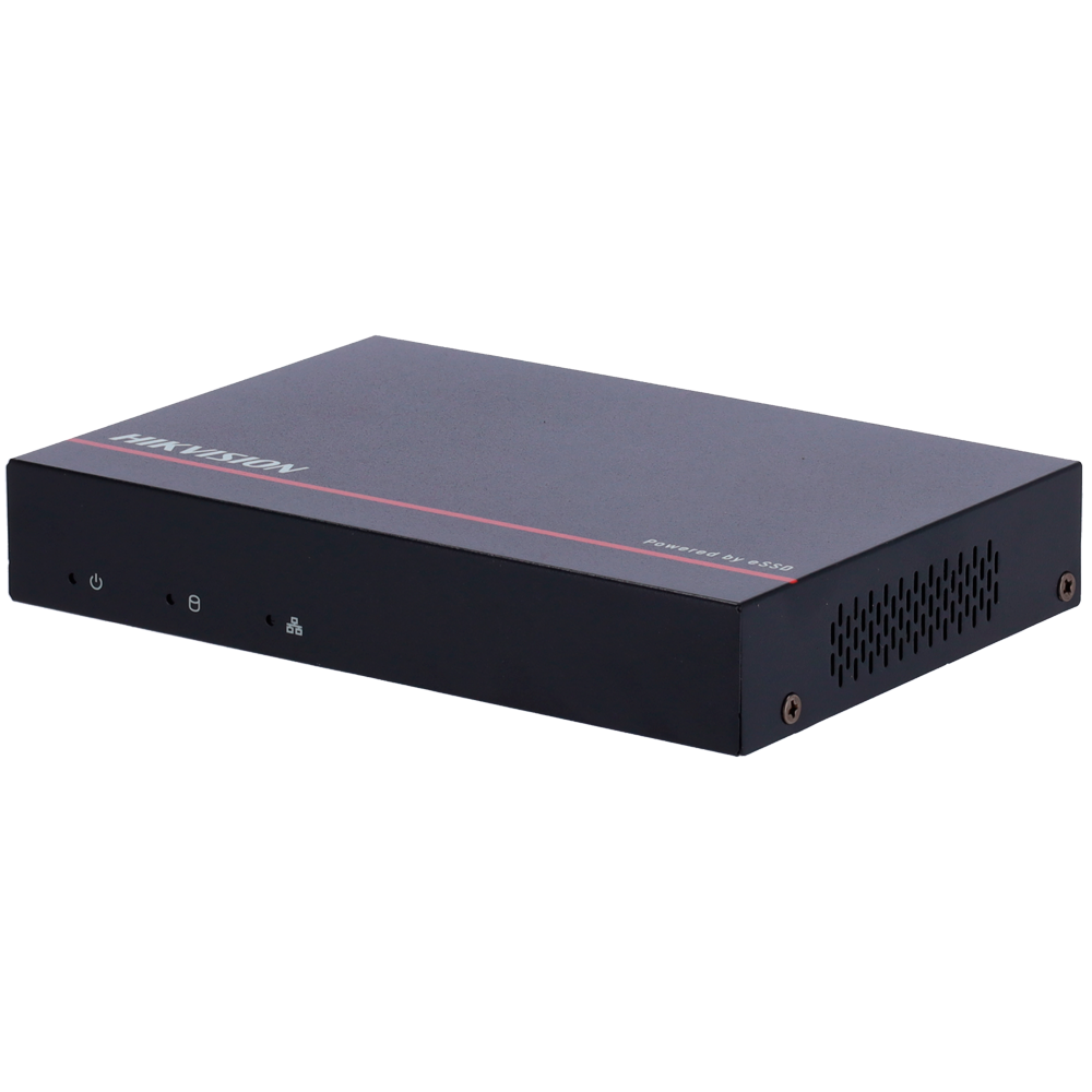 Hikvision HikvisionGama VALUEGrabador NVR para cámaras IP4 CH vídeo PoE 36 W / Resolución máxima 4 MpxAncho de banda 40 MbpsAdmite 1 disco WiFi DS-E04NI-Q1/4P(SSD 1T)
