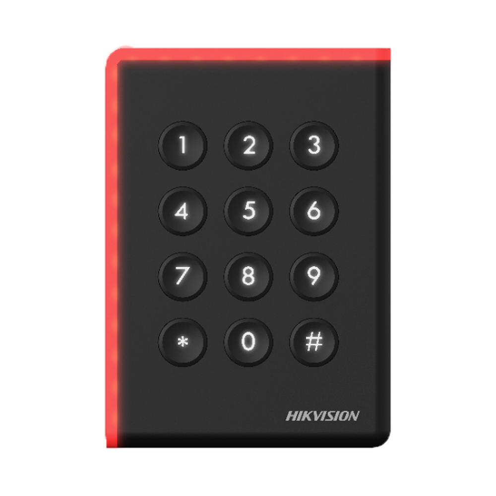 Hikvision Lector de acceso Acceso por tarjeta MF DESFire y PIN DS-K1108ADK