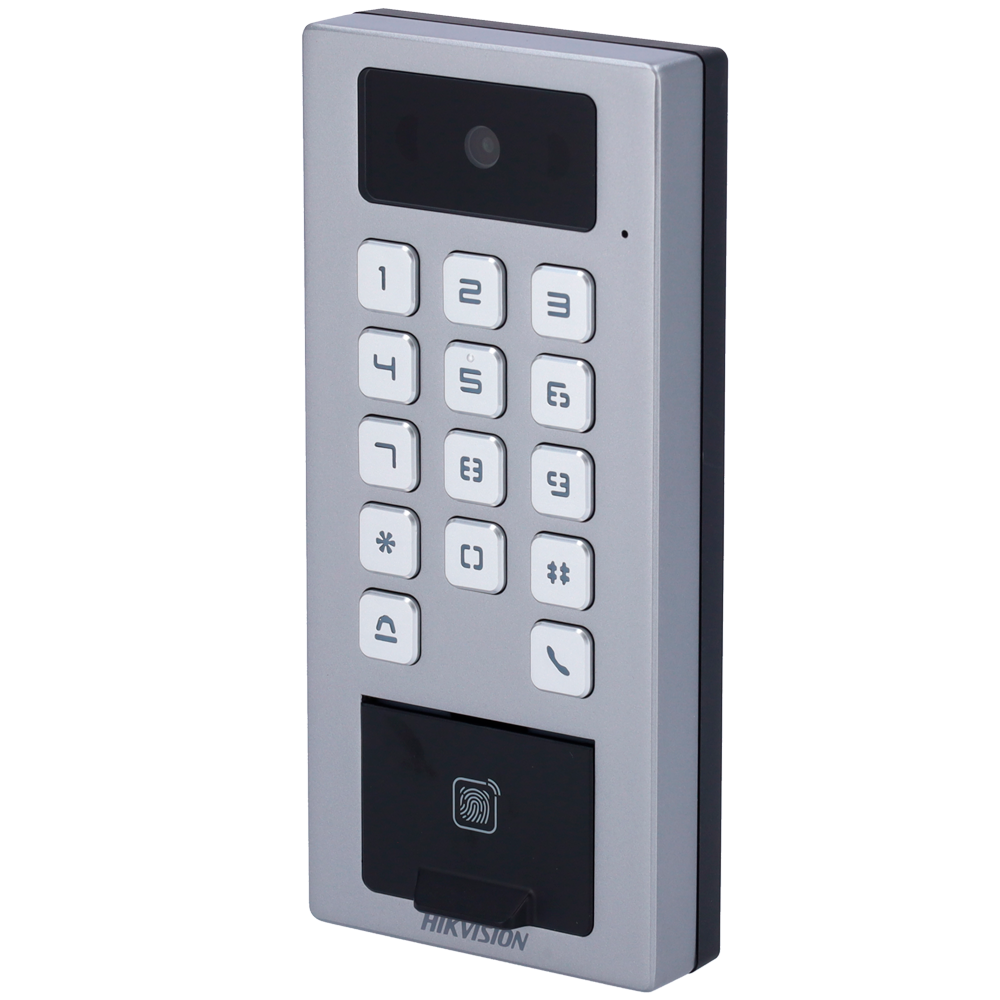 Hikvision Control de acceso con cámara IP65 IK09 DS-K1T502DBFWX-C