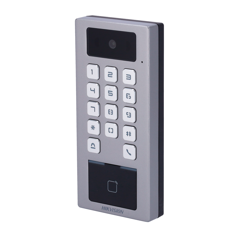 Hikvision Control de acceso con cámara IP65 IK09 DS-K1T502DBWX-C