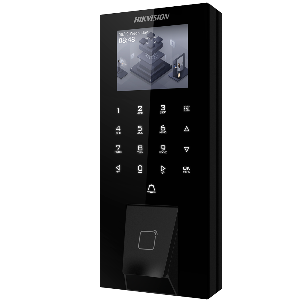 Hikvision Control de acceso y presencia PoE IP65 DS-K1T807MBFWX-E1