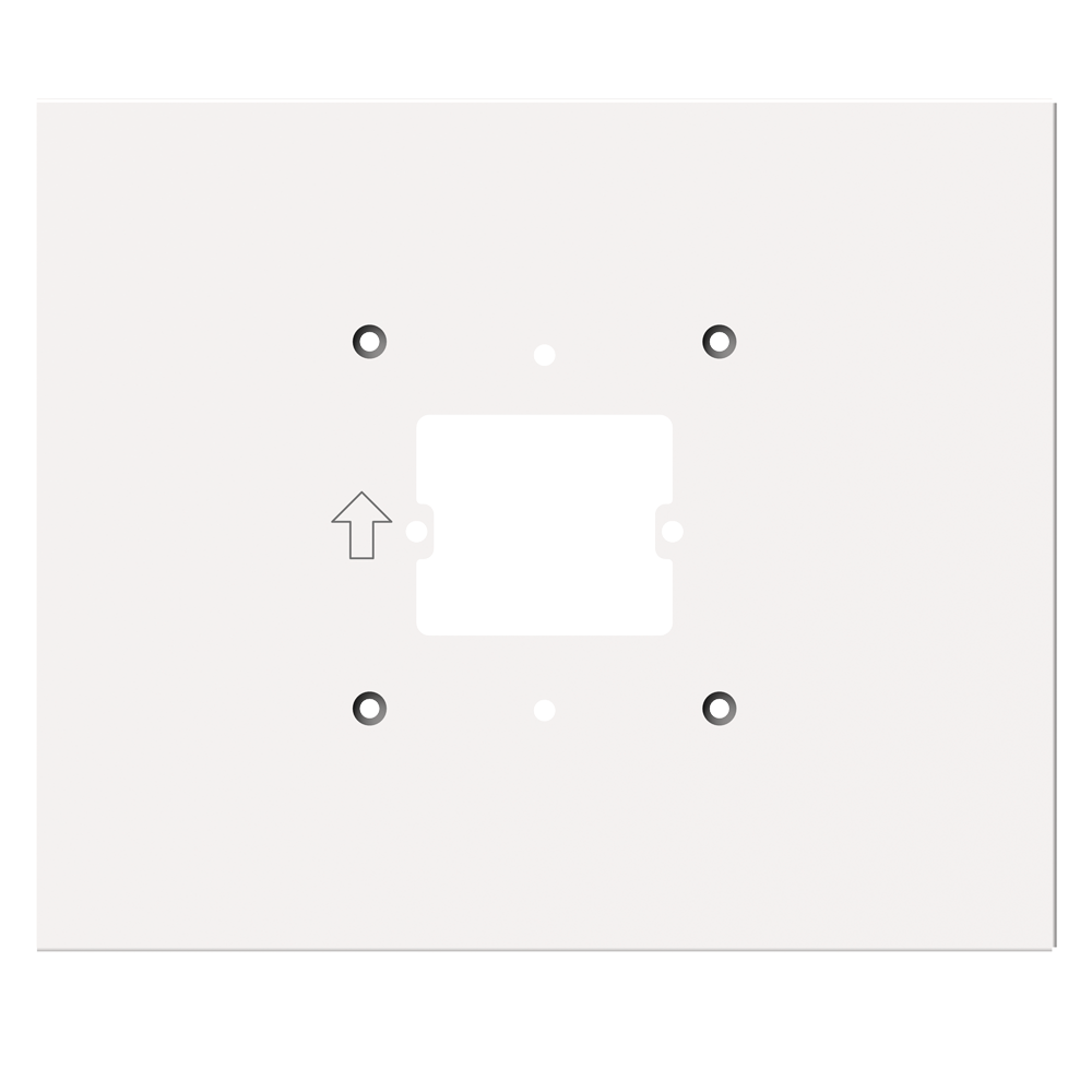 Hikvision Intercom Soporte de superficie Cubre las marcas de instalación anteriores DS-KABH7X00-S