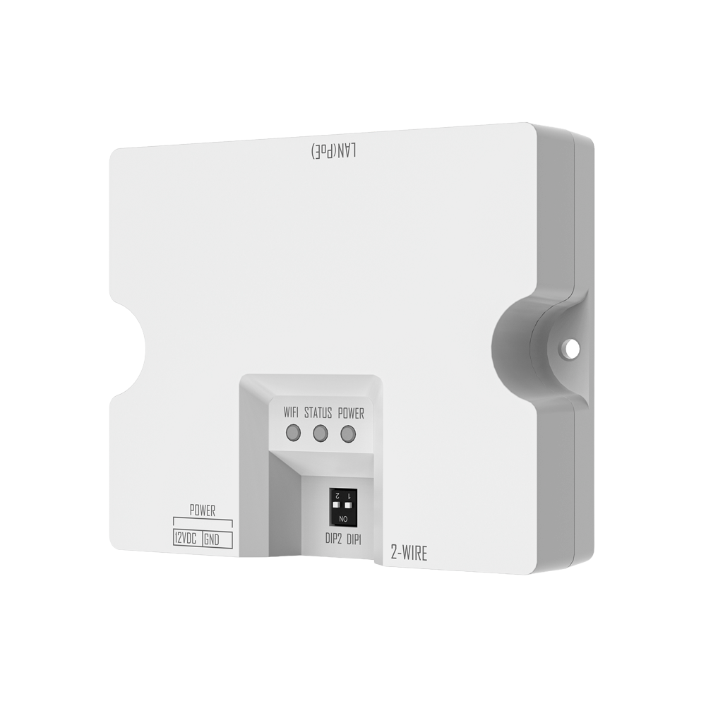 Hikvision Intercom Conversor IP a 2 hilos Compatible con sistemas 2 hilos HD DS-KAD-E2/E1