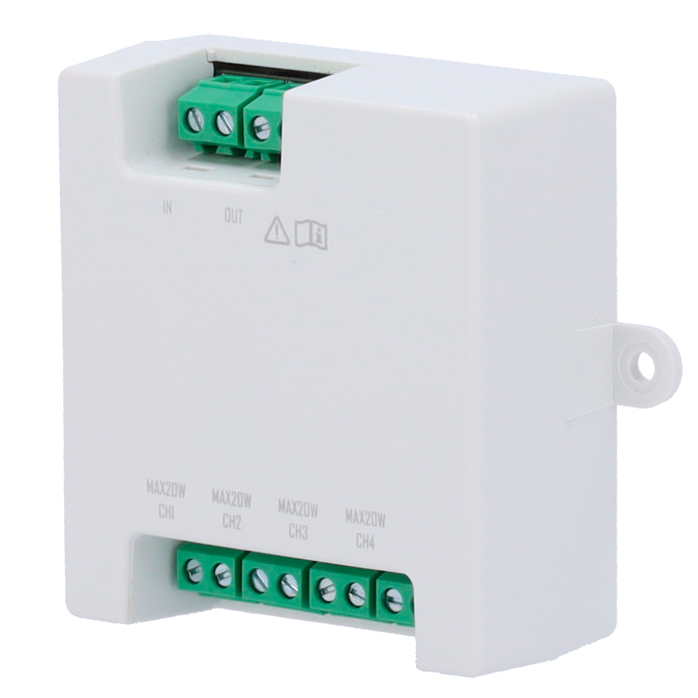 Hikvision Intercom Distribuidor para edificios 4 grupos de 2 hilos HD DS-KAD7061EY