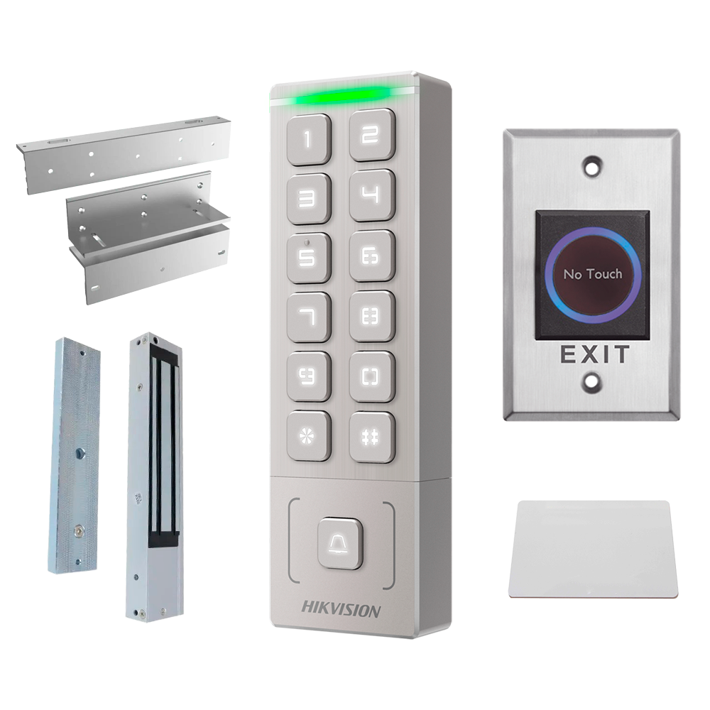 Hikvision Kit de control de acceso Tarjeta MF y PIN DS-KAS809MX