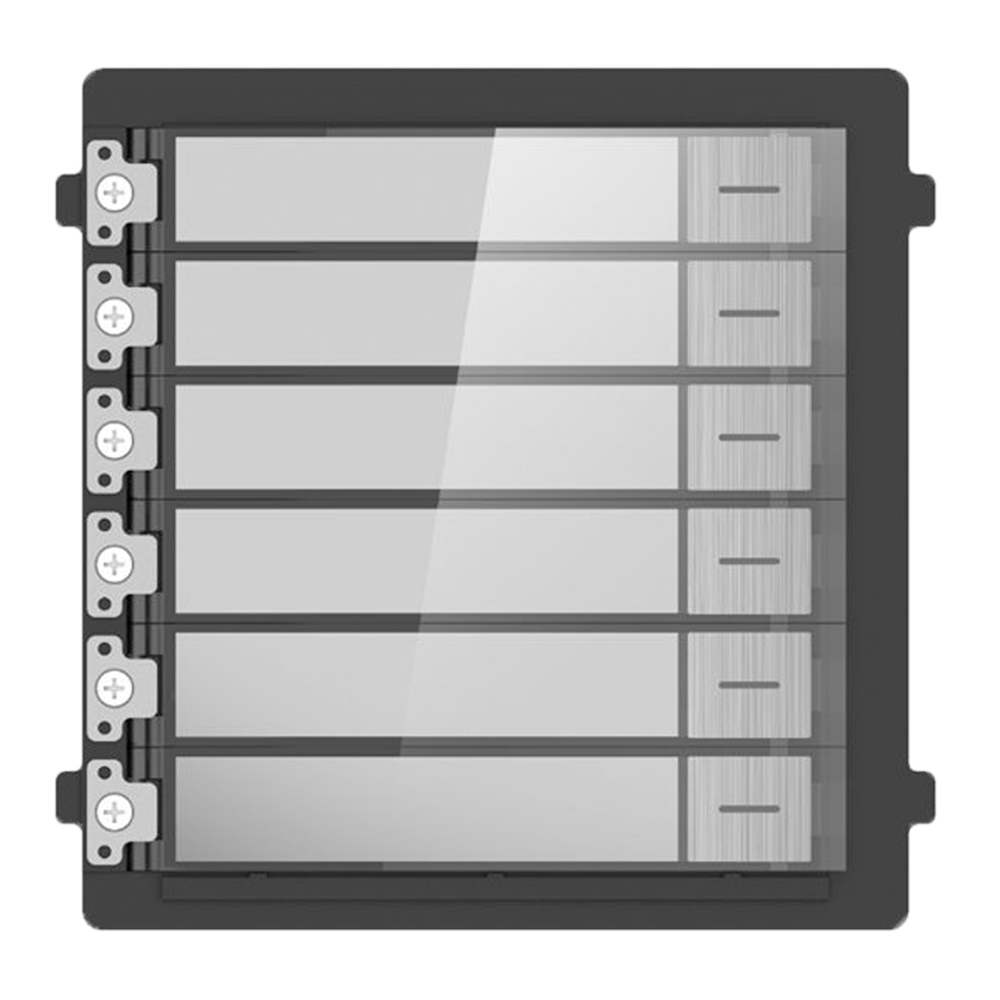 Hikvision Módulo de extensión de acero inoxidable DS-KD-KK/S