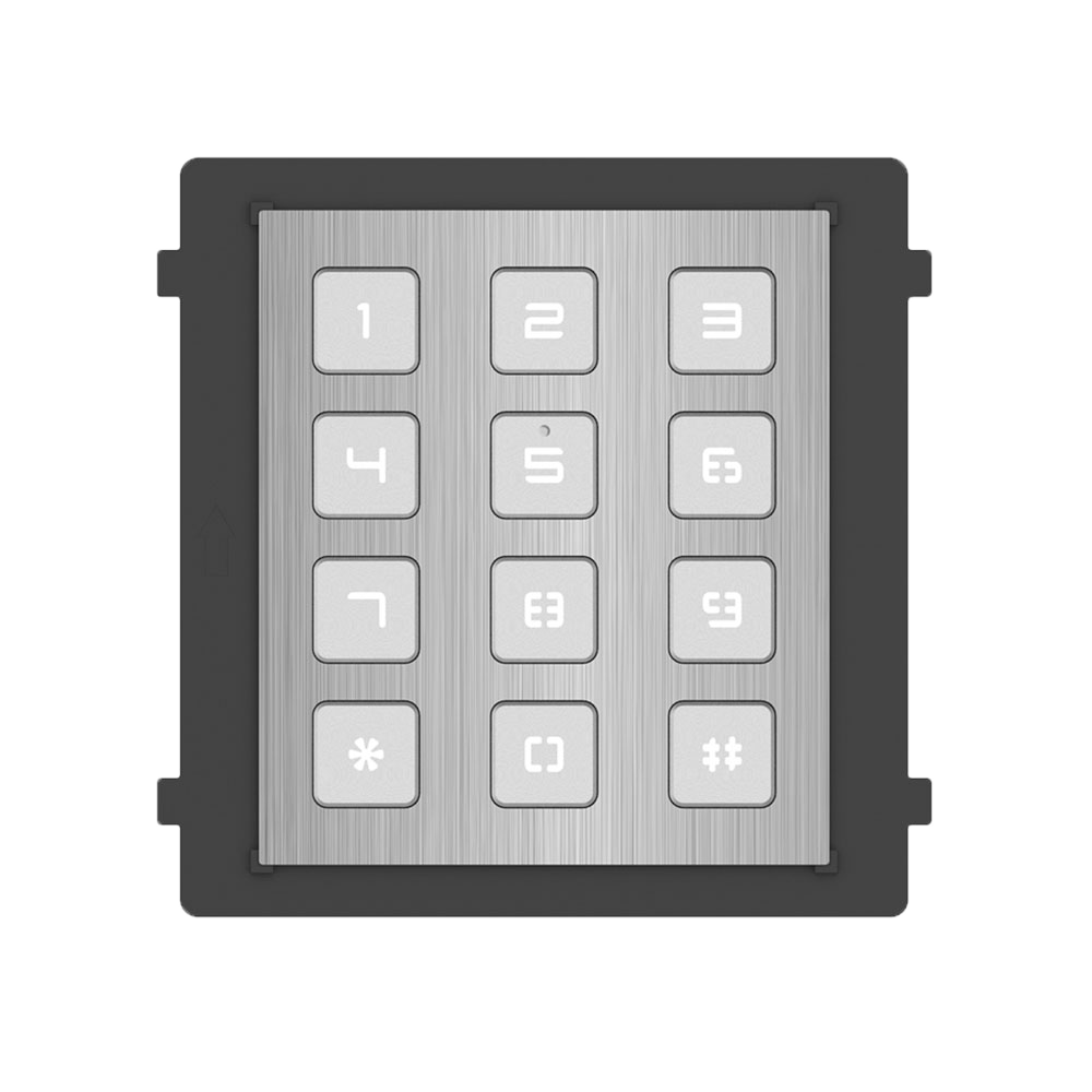 Hikvision Módulo de extensión de acero inoxidable DS-KD-KP/S