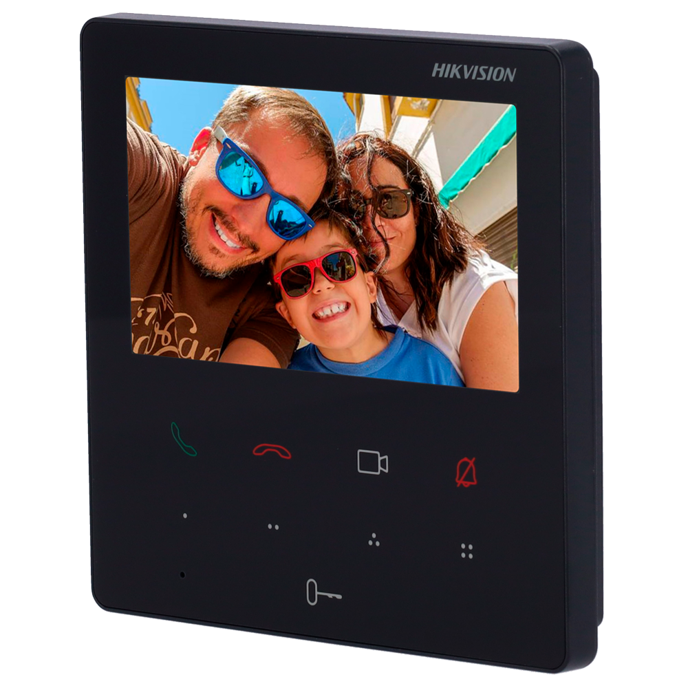 Hikvision Monitor para videoportero Pantalla táctil TFT 4.3" DS-KH6110-WE1