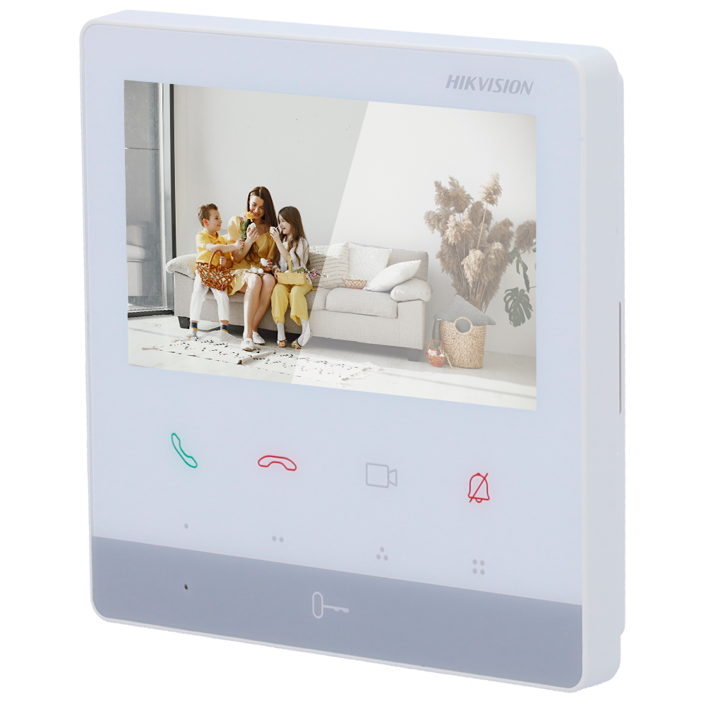 Hikvision Monitor para videoportero Pantalla TFT de 4.3" DS-KH7100EY-E2/White