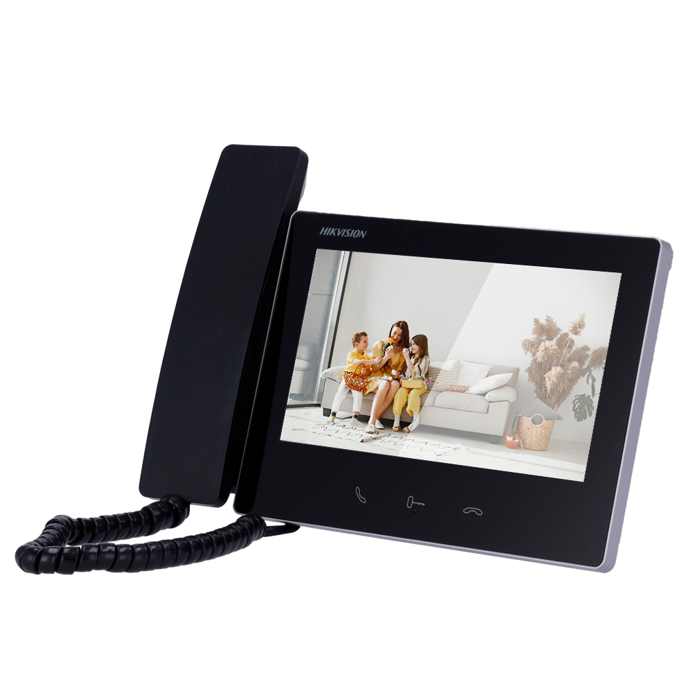 Hikvision Intercom Monitor para videoportero Pantalla TFT de 7" DS-KH7300EY-WTHE2