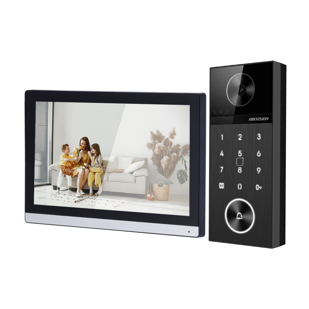 Hikvision Kit de videoportero 4 Mpx Tecnología IP & WiFi DS-KIS612-P