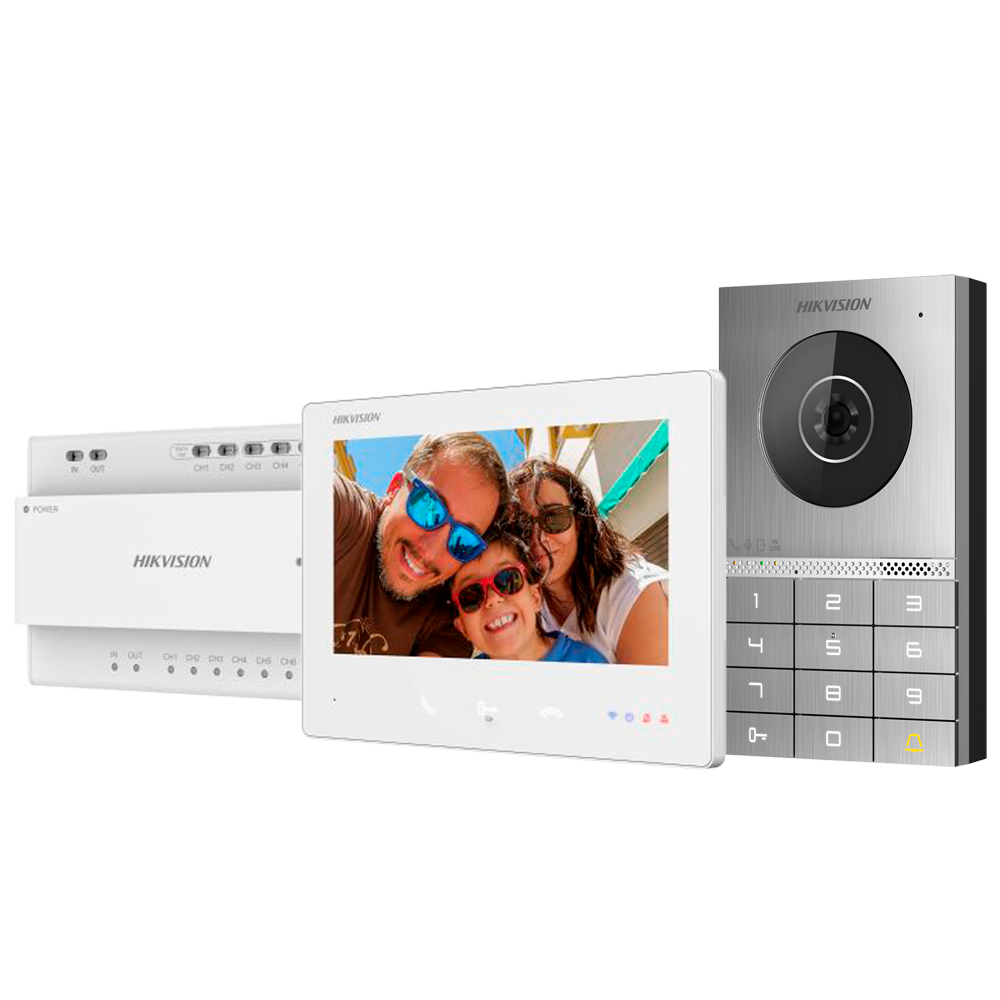Hikvision Intercom Kit de videoportero con dos relés DS-KIS706EY