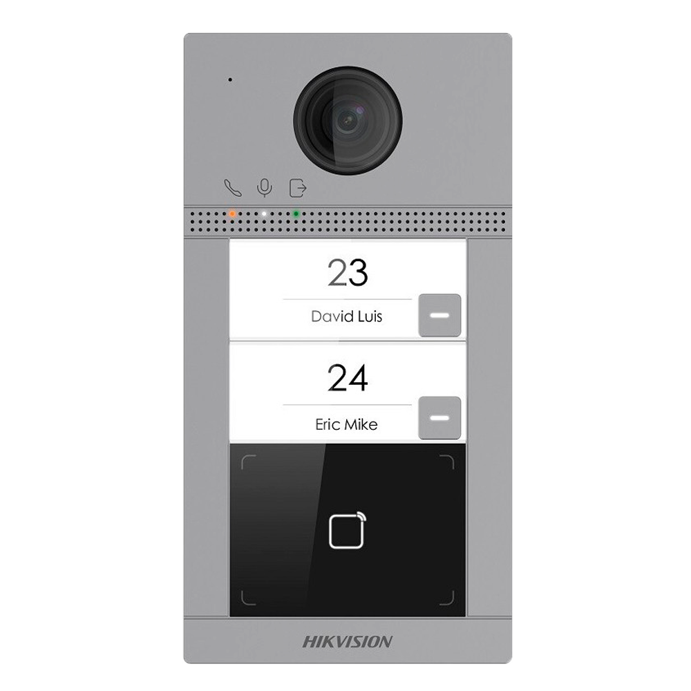 Hikvision Videoportero IP WiFi 2 apartamentos DS-KV8213-WME1(C)