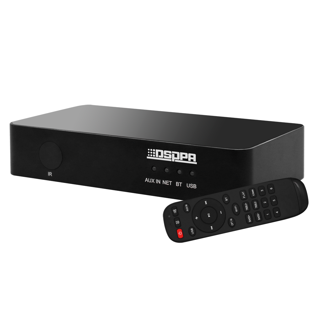 Dsppa Reproductor inalámbrico Conexión WiFi DSPPA-DW01