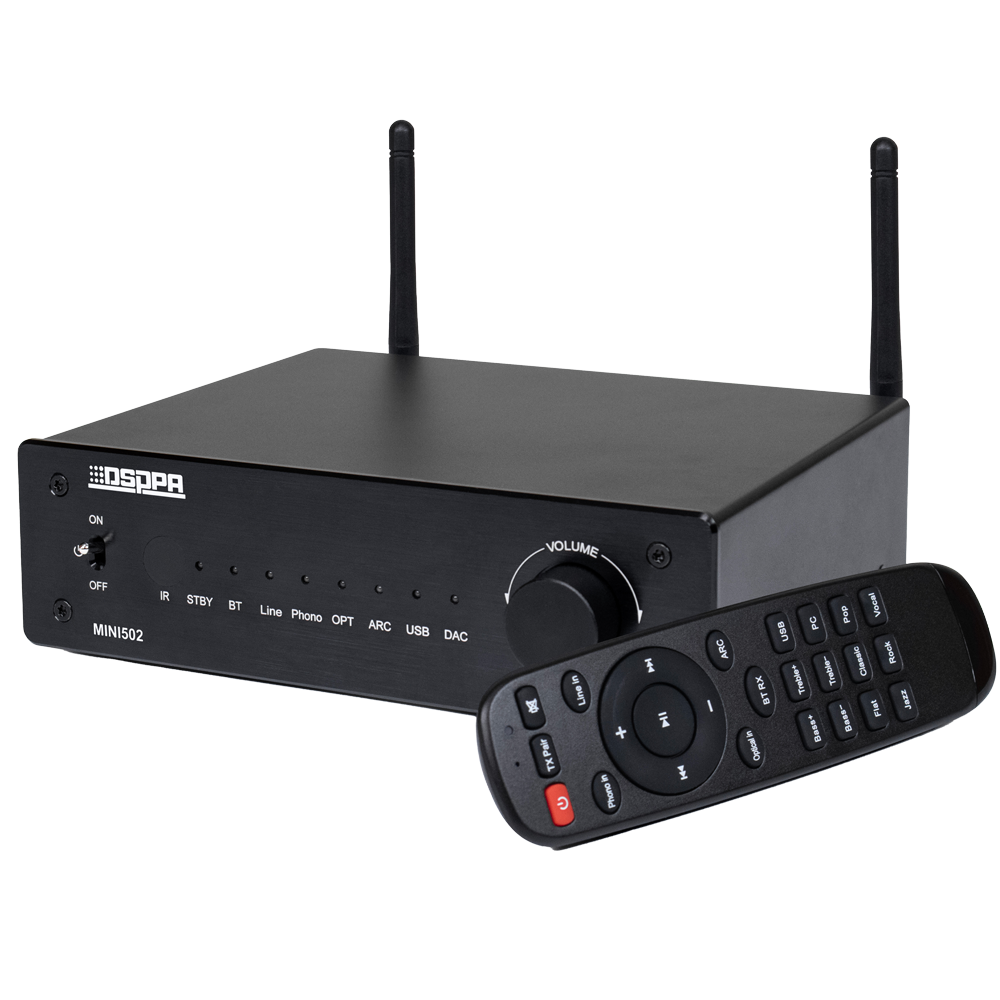 Dsppa Amplificador reproductor 2 x 50W DSPPA-MINI502