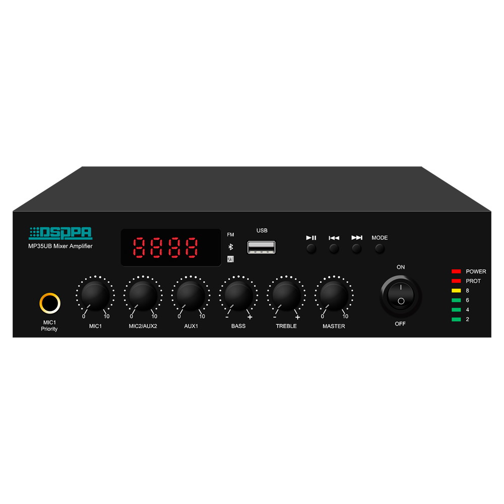 Dsppa Mini mezclador digital Amplificador 100V DSPPA-MP60UB