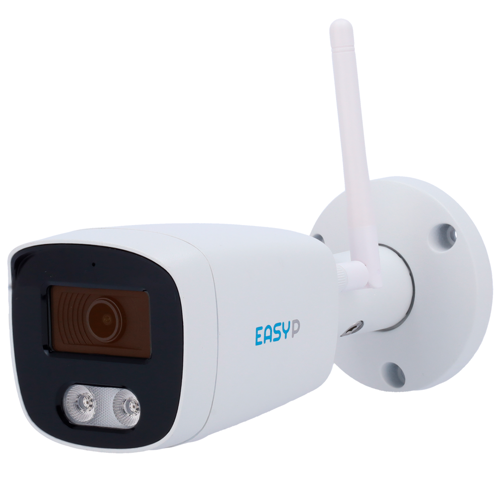 Easyp Cámara Bullet IP AI EASY Lente 2.8 mm 4 MP, 2.8 mm, PoE EP-IPB120A-4-WIFI6