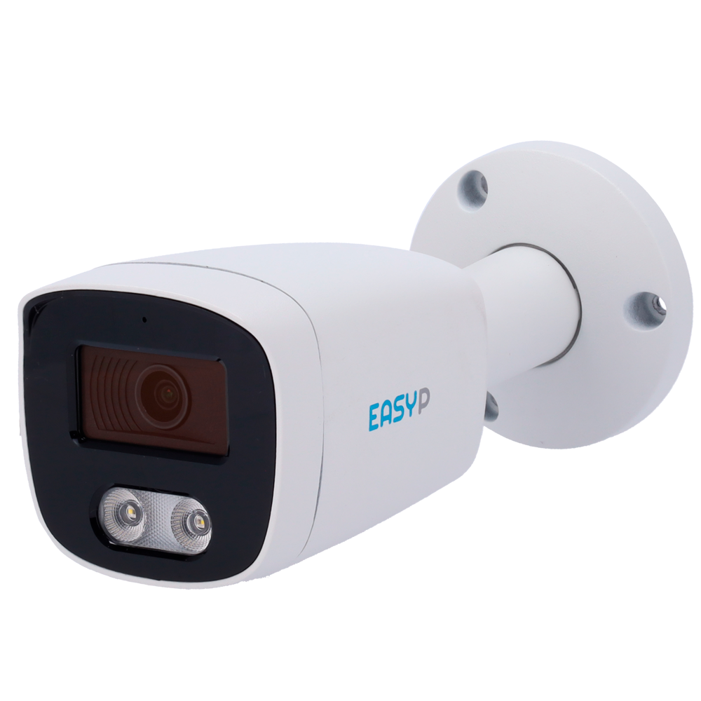Easyp Cámara Bullet IP AI EASY Lente 2.8 mm 8 MP, 2.8 mm, PoE EP-IPB120A-8-DL