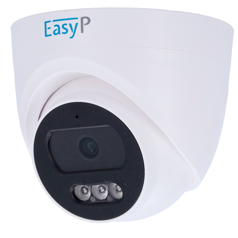 Easy-P Cámara Turret IP EASY Lente 4 mm 2 MP, 2.8 mm, PoE EP-IPT210A-2-0400