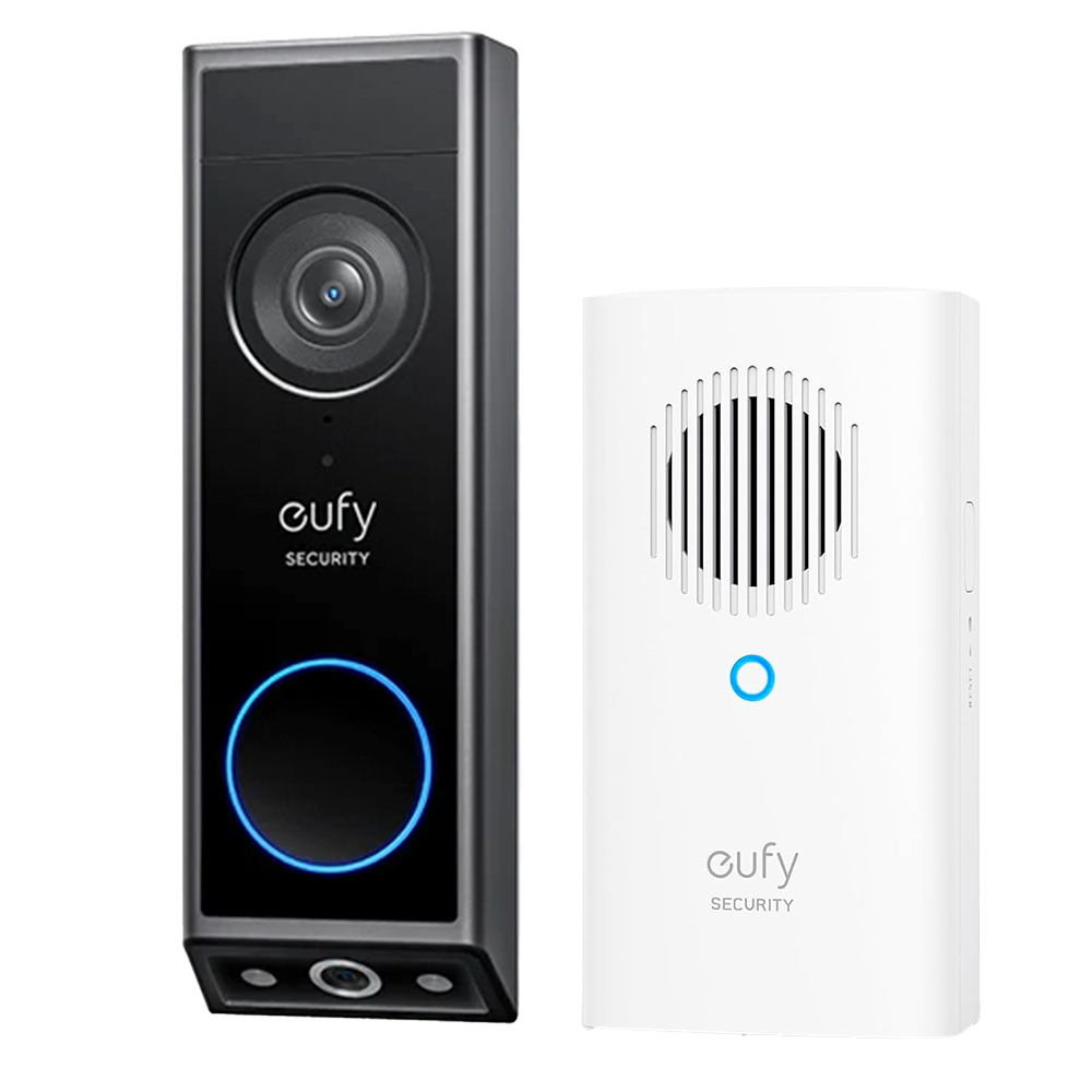 Anker - Eufy Kit de Timbre Wifi doble cámara Eufy by Anker 3 MP EUFY-DOORBELL-E340-KIT
