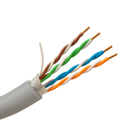 Safire Cable FTP Safire Categoría 5E color blanco-gris F-UTP5E-305-PVC-Eca