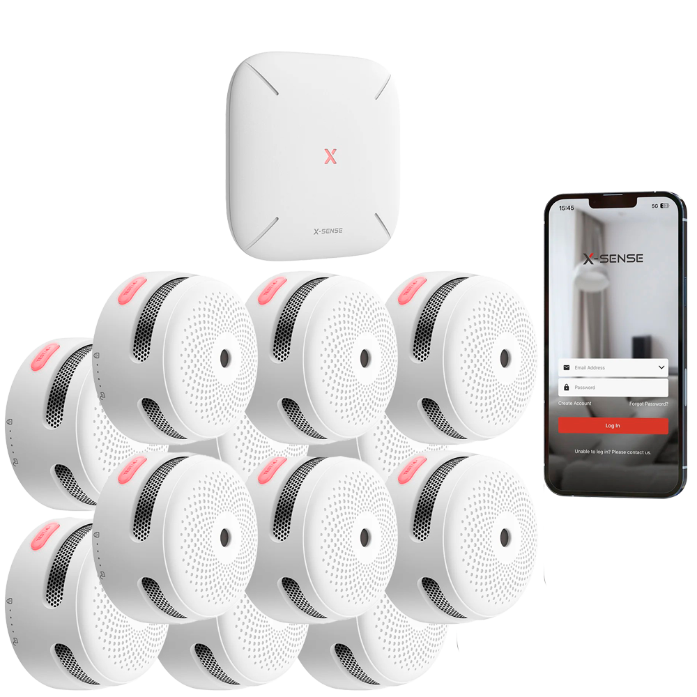 X-Sense Kit de detección de incendio autónomo X FS121