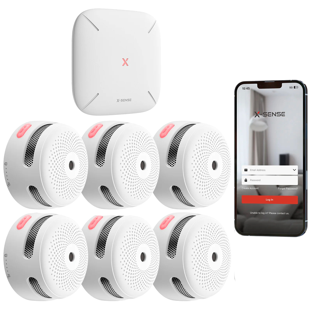 X-Sense Kit de detección de incendio autónomo X FS61
