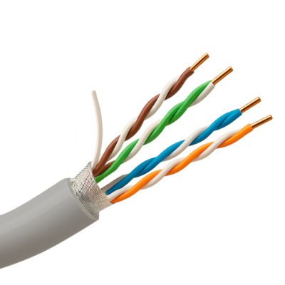 Safire Cable FTP Categoría 5E color blanco-gris FTP5E-300