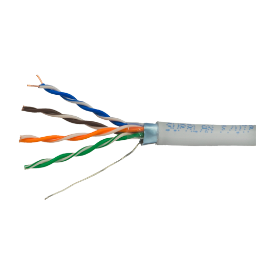 Safire Cable FTP Categoría 5E color blanco-gris FTP5E-300-BC
