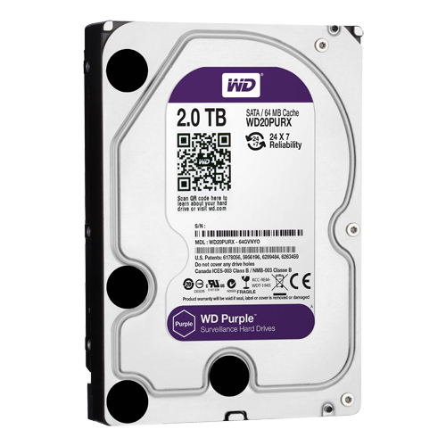 Western Digital Disco duro Western Digital Capacidad 2 TB HD2TB