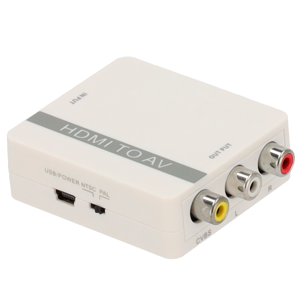 CCTV & Alarmas Convertidor HDMI a AV 1 entrada HDMI HDMI-AV-CONVERTER