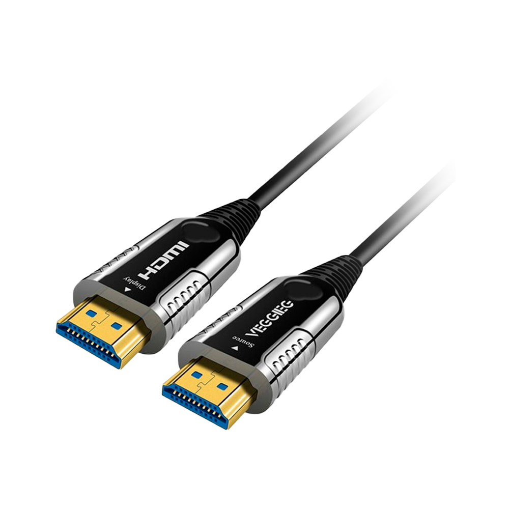 CCTV & Alarmas Cable HDMI de fibra óptica Conectores HDMI tipo A macho HDMI-OPTICAL-100M